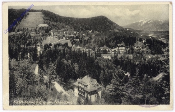 Semmering, gegen Schneeberg