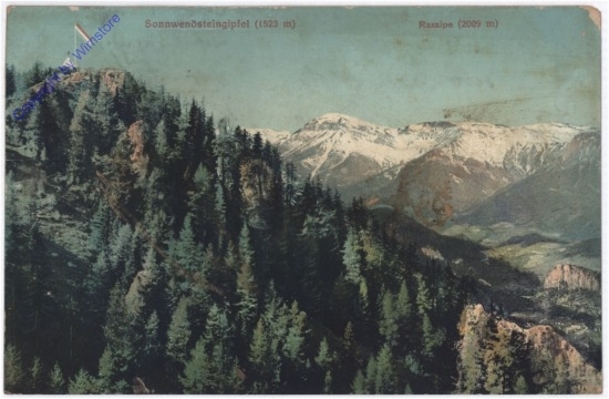 Semmering, Sonnwendsteingipfel, Raxalpe