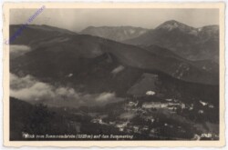 Semmering, Blick vom Sonnwendstein auf den Semmering
