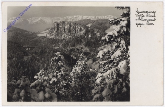 Semmering, Kalte Rinne u. Polleroswand