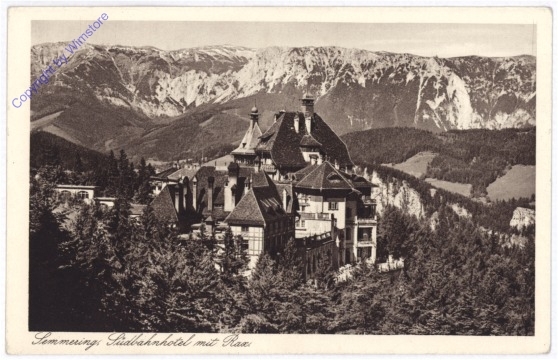 Semmering, Südbahnhotel mit Rax