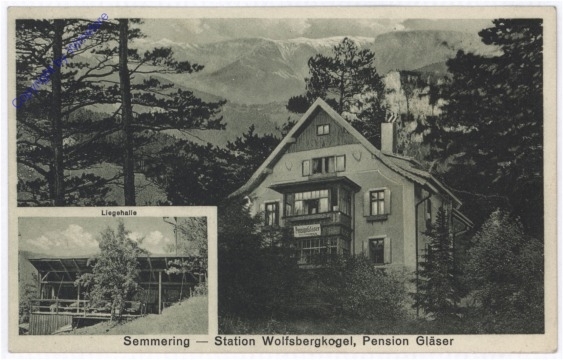 Semmering, Station Wolfsbergkogel, Pension Gläser