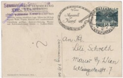 Semmering, Sanatorium u. Wasserheilanstalt Dr. Vecsey