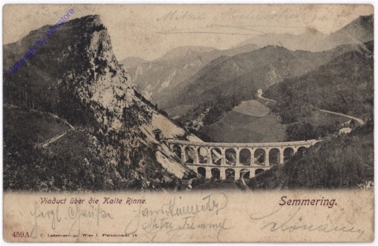 Semmering, Viaduct über die Kalte Rinne