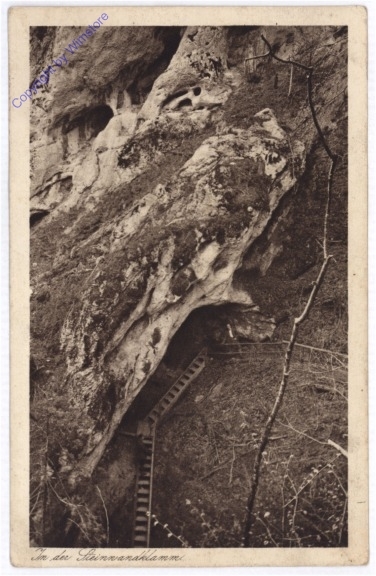 Steinwandgraben, In der Klamm