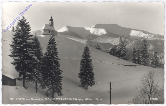 St. Aegyd am Neuwalde, Osterkirchlein gegen Göller
