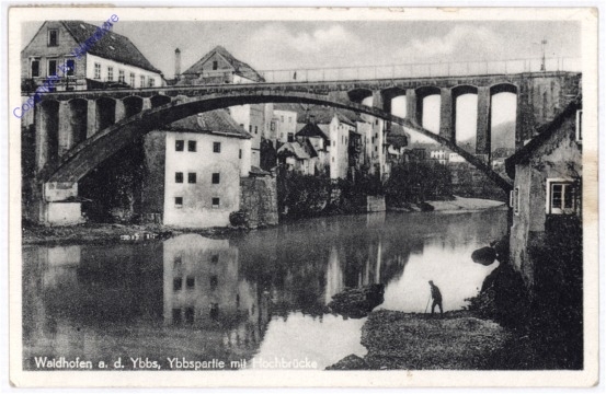 Waidhofen an der Ybbs, Ybbspartie mit Hochbrücke