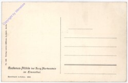 Weinzierl, Gudenus-Höhle bei Burg Hartenstein