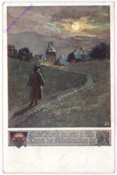 Guter Mond, du gehst so stille....