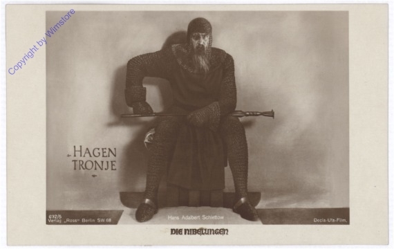 Die Niebelungen: Hagen Tronje (Hans Adalbert Schlettow)