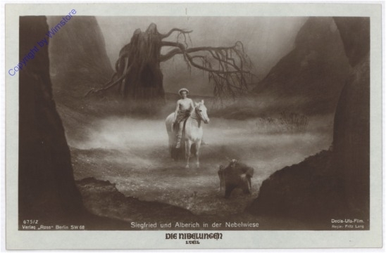 Die Niebelungen, Teil I: Siegfried und Alberich in der Nebelwiese