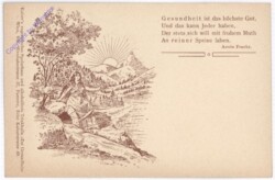 Gesundheit ist das höchste Gut...