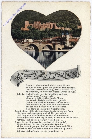 Ich hab mein Herz in Heidelberg verloren.