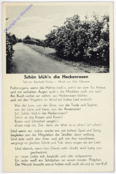 Schön blüh'n die Heckenrosen