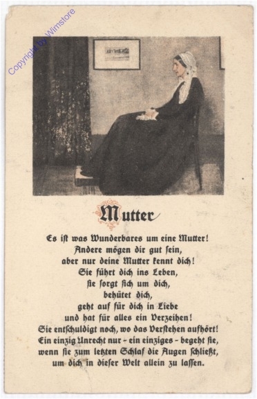 Gedicht "Mutter"