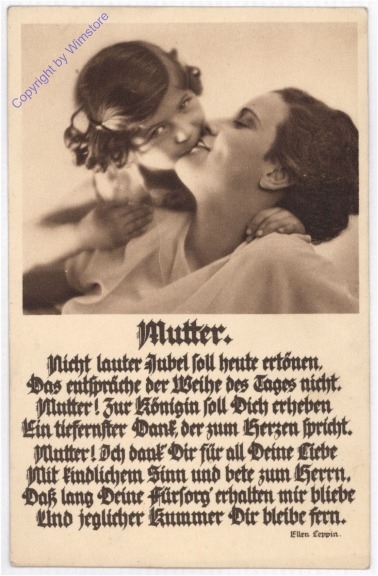 Gedicht "Mutter"