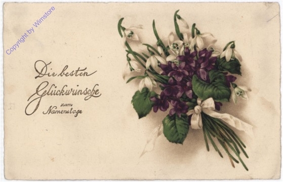 Blumenstrauß, Namenstag