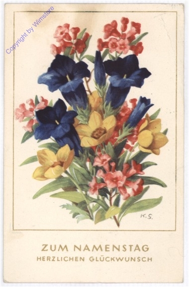 Blumen, Namenstag