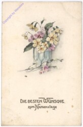 Blumenvase, Namenstag