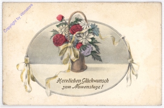 Blumenkorb, Namenstag