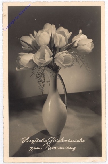 Blumenvase, Namenstag