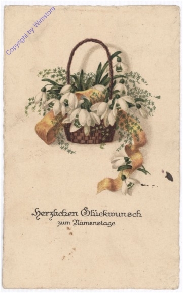 Blumenkorb, Namenstag