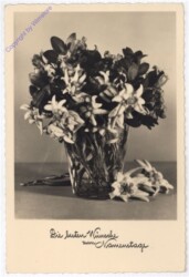 Blumenvase, Namenstag