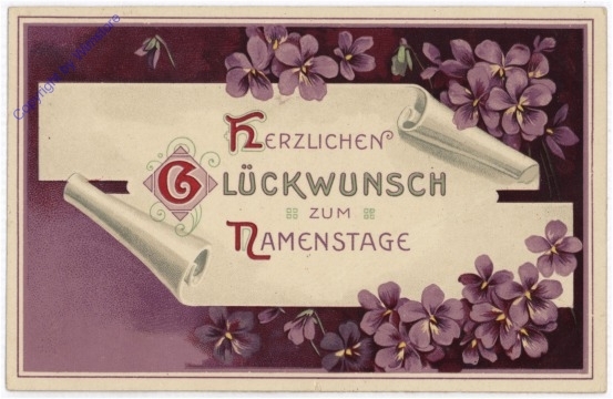 ak187003 Veilchen, Namenstag