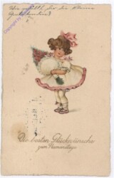 Mädchen mit Blumen, Namenstag