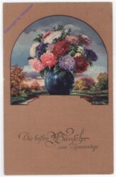 Blumenvase, Namenstag