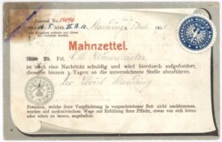 ak187094 Mahnzettel