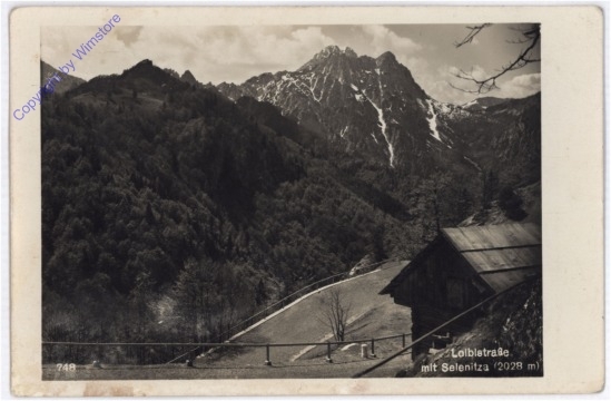 Ferlach, Loiblstrasse mit Selenitza