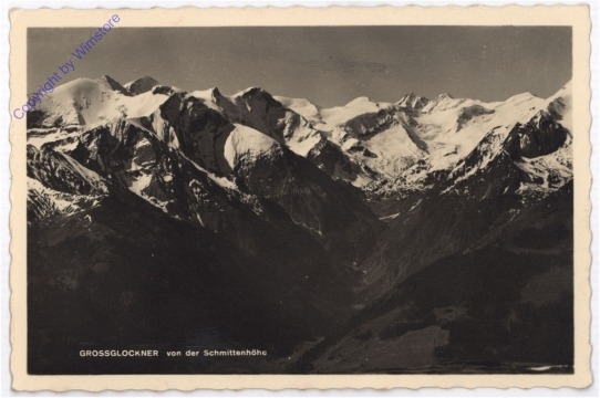 ak187180 Großglockner, von der Schmittenhöhe