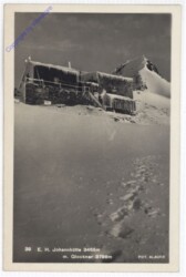 Großglockner, E.H. Johannhütte mit Glockner