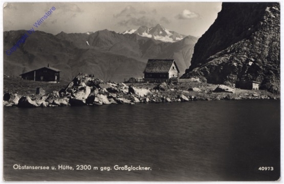 Großglockner, Obstansersee u. Hütte