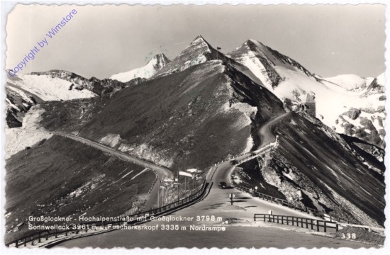 Großglockner, Hochalpenstrasse, mit Großglockner