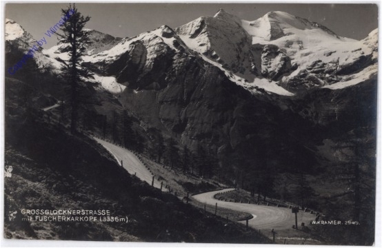 Großglockner, Hochalpenstraße, mit Fuscherkarkopf