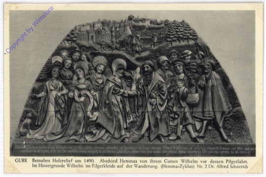 Gurk, Bemaltes Holzrelief