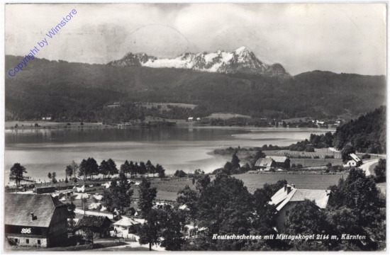 Keutschach, Keutschachersee mit Mittagskogel
