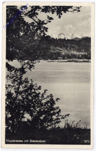 Klopeinersee, mit Steineralpen