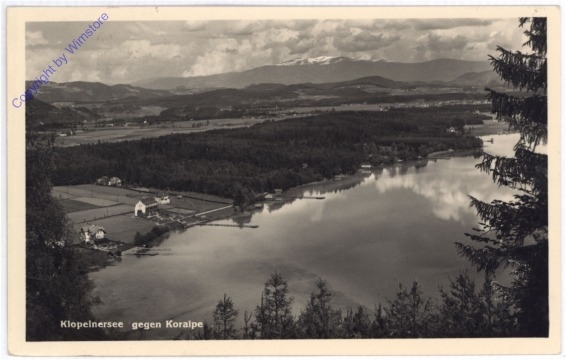 Klopeinersee, gegen Koralpe