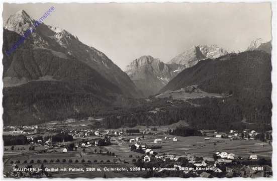 Kötschach-Mauthen, Cellonkofel u. Kellerwand