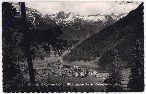 Mallnitz, Blick gegen die Schönbretterspitze