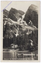 Mallnitz, Dösental, Konradhütte mit Sickerköpfe