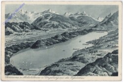Millstatt, Panorama vom Millstättersee und Umgebung
