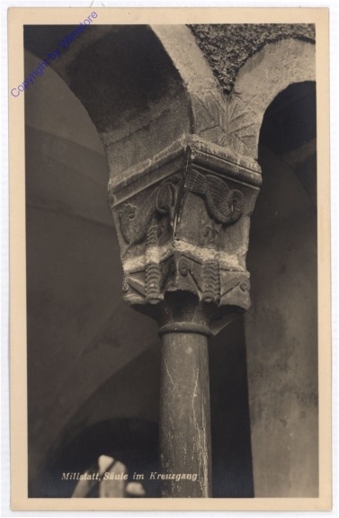 ak187508 Millstatt, Stift, Säule im Kreuzgang
