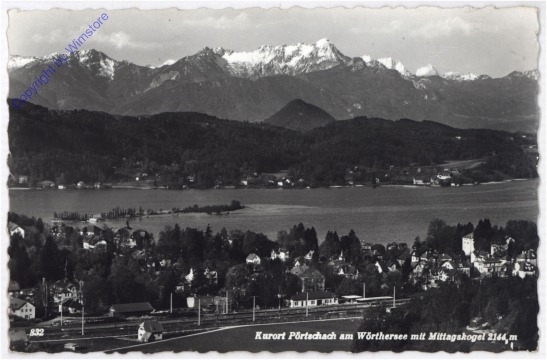 ak187573 Pörtschach, mit Mittagskogel