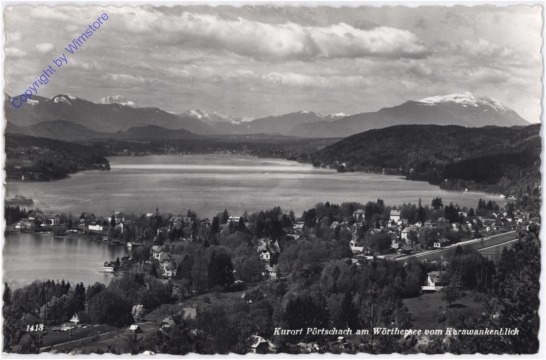 ak187577 Pörtschach, vom Karawankenblick