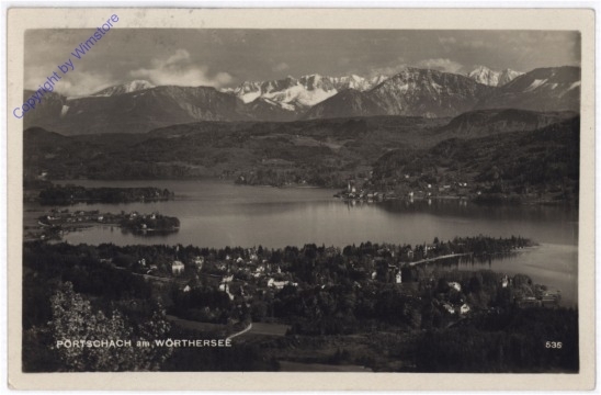 ak187586 Pörtschach, Ortsansicht