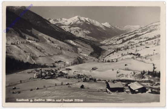 Saalbach-Hinterglemm, gegen Zwölfer und Penhab